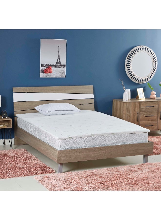 Comfort Bamboo Memory Foam Mattress Topper