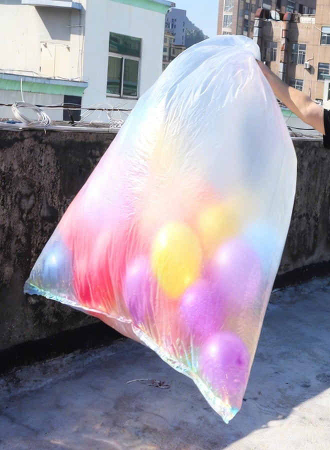 Engorgio 4 Pcs Large Balloon Bags, Plastic Balloon Transport Bags, Transparent Giant Storage Bags,59x70.8''(2pcs) 51.1x59''(2pcs),Balloon Storage Bags for Wedding,Party and Large Items(NOT Ballons) - Image 5
