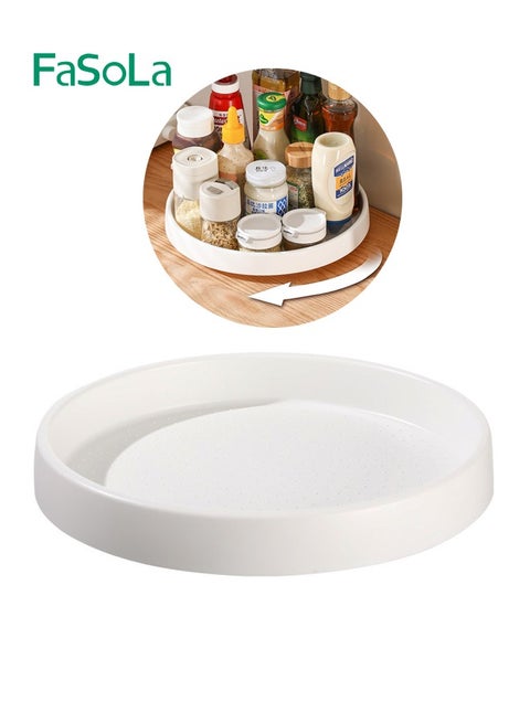 Carousel Organiser with Rotating Tray for Kitchen, Fridge, Pantry Storage, Cabinets, Closets, Bathroom Vanity Makeup, Spice Racks