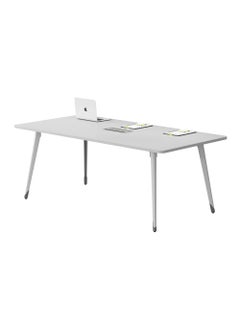 Neo Front Neo Front Meeting Table Conference Table  with Rectangle Grommet, Boat Shaped Seminar Boardroom Table for Office Conference Room TC-F620  - Image 1