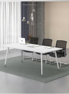 Neo Front Neo Front Meeting Table Conference Table  with Rectangle Grommet, Boat Shaped Seminar Boardroom Table for Office Conference Room TC-F620  - Image 2