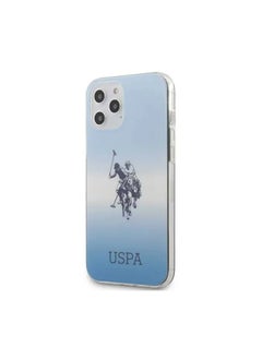 U.S.Polo iPhone 12 / 12 Pro 6.1inch PC/TPU Hard Case DH & Logo / Shock & Drop Protection / Suitable with Wireless Chargers / Officially Licensed / Gradient Blue  - Image 1