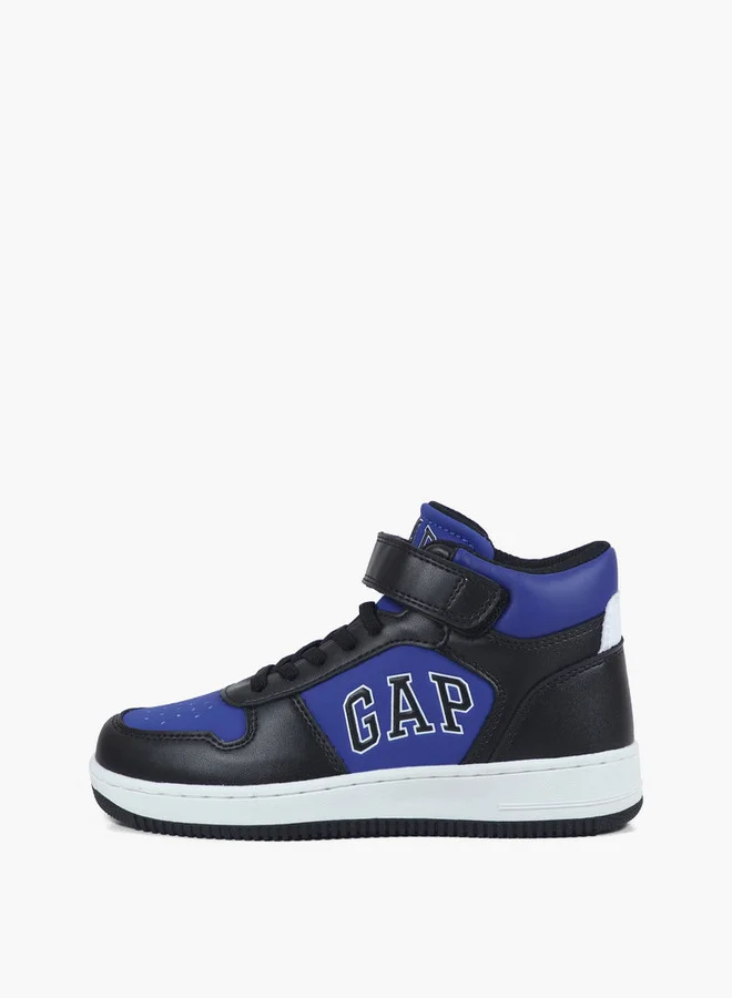 GAP Boys' BOSTON MID High Top Sneakers with Hook and Loop Closure - GPK5217140092