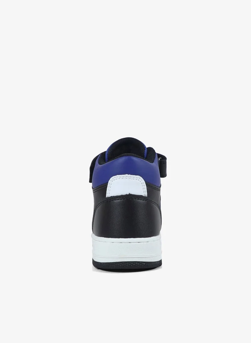 GAP Boys' BOSTON MID High Top Sneakers with Hook and Loop Closure - GPK5217140092