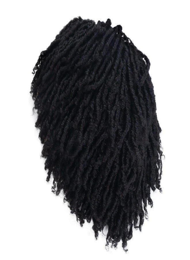 GNIMEGIL Mens Dreadlock Wig Black Curly Male Fake Dreads Loc Short Braided Wig with Bangs Realistic Twist Rasta Wigs Roleplay - Image 5