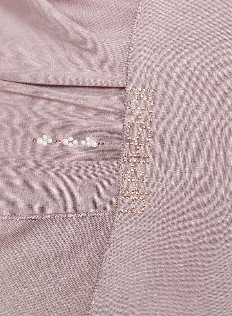 KASHKHA Jersey Hijab With Stone Work