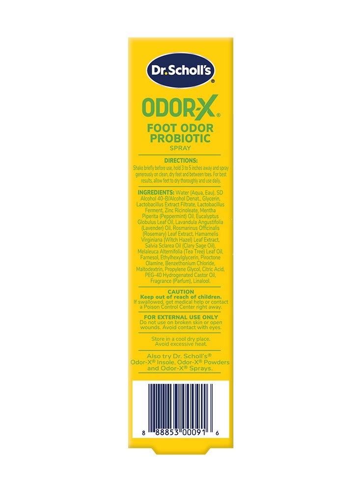 Dr. Scholl's Dr.Scholl's Odor-X Probiotic Foot Spray 118ml - Image 3