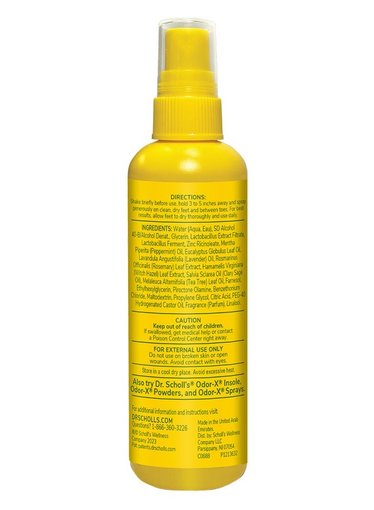 Dr. Scholl's Dr.Scholl's Odor-X Probiotic Foot Spray 118ml - Image 5