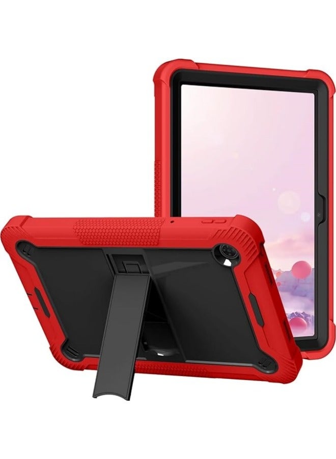 متوافق مع حافظة TCL Tab 10 5G بقياس 10.1 بوصة، مع حامل قابل للطي وحافظة قوية مقاومة للصدمات مصنوعة من السيليكون المطاطي الناعم والبولي كربونات الصلبة لحماية TCL Tab 10 5G. - Image 1