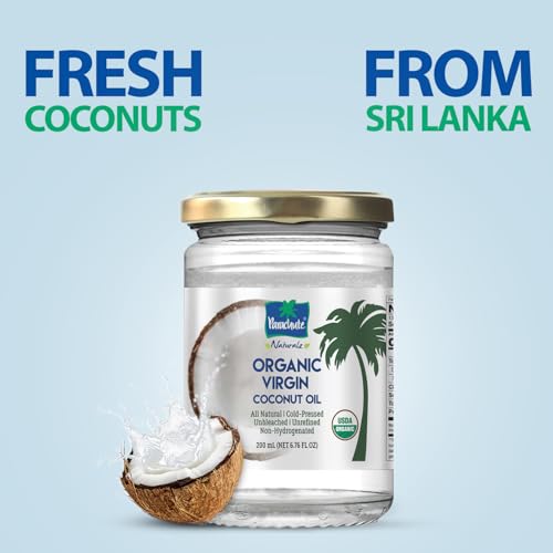Parachute Naturalz Organic Virgin Coconut Oil | For Cooking, Hair, Body & Oil Pulling | Cold Pressed | Unbleached | Unrefined | Non-Hydrogenated | MCT Oil | USDA Certified |16 Fl.Oz | Glass Jar - Image 4