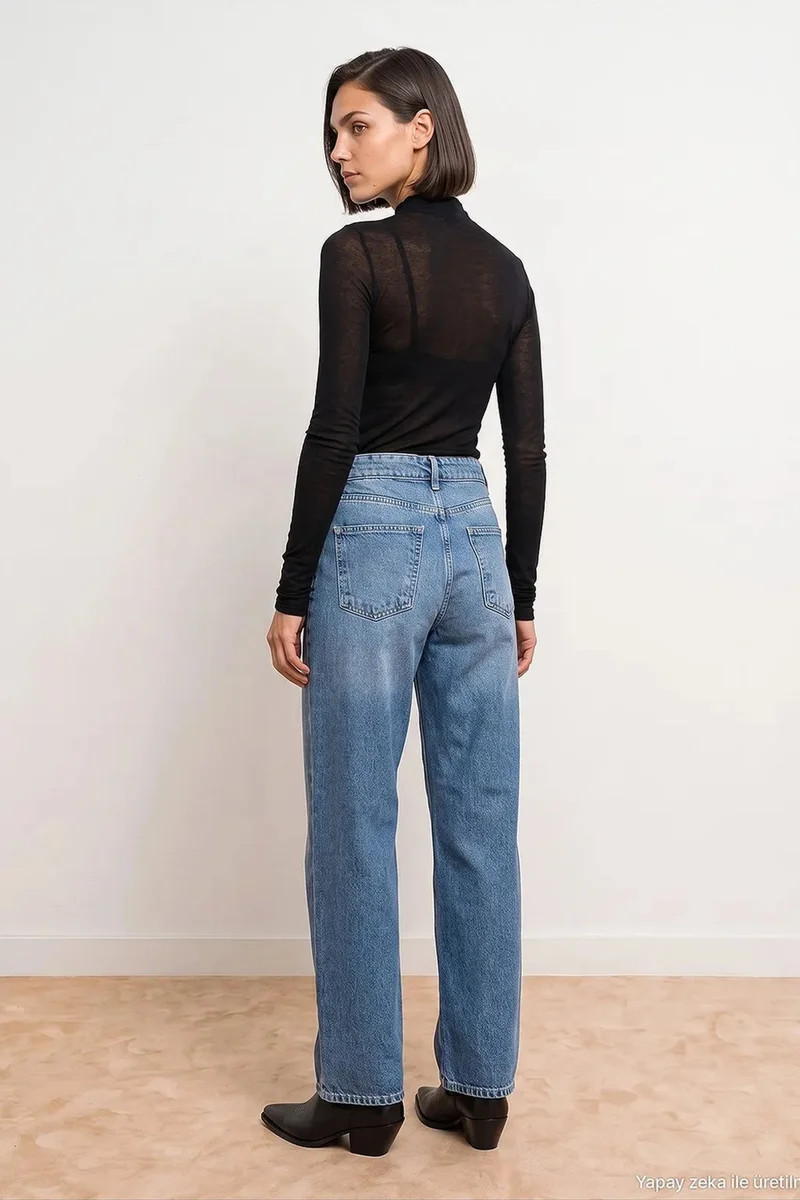 Dilvin Mid Blue Denim DILVIN Women's Jeans for Women | Best Price UAE