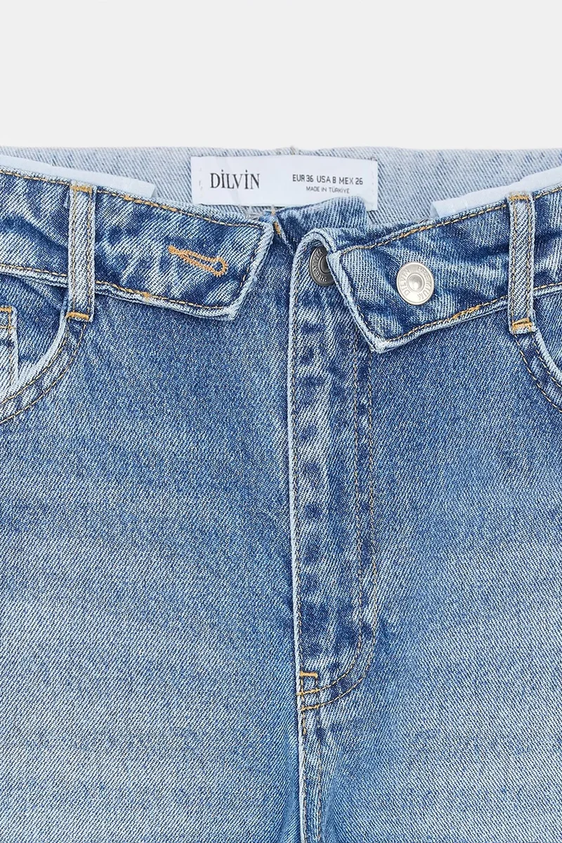 Dilvin Mid Blue Denim DILVIN Women's Jeans for Women | Best Price UAE