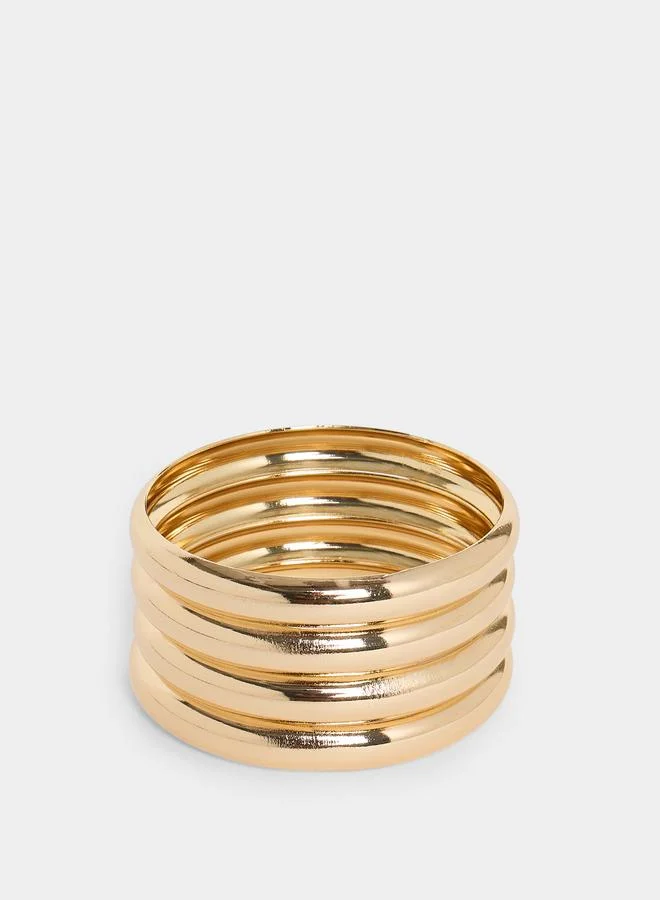 ستايلي سوار بانغل ذهبي