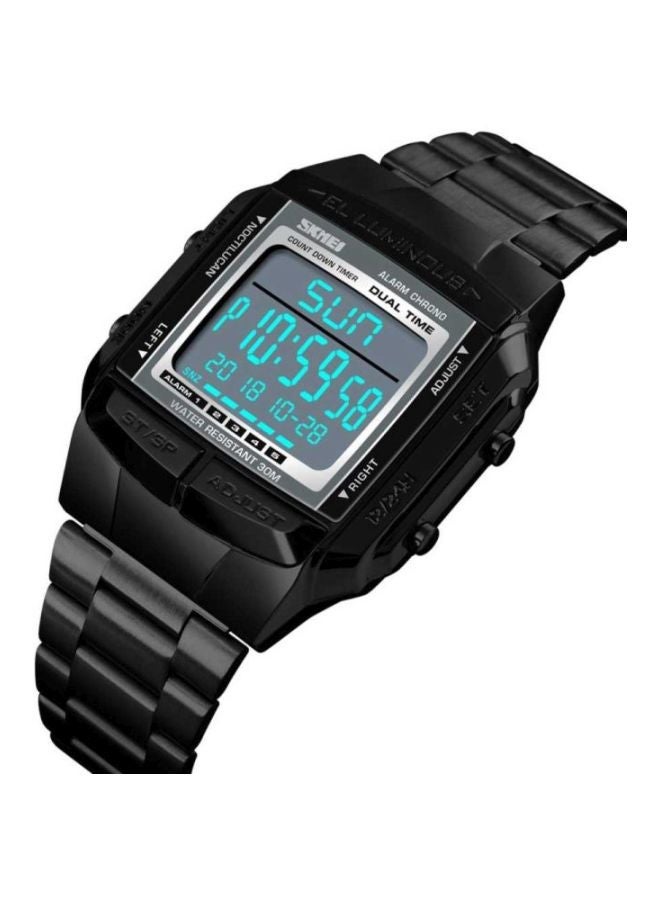 NIBEMINENT Men's Water Resistant Digital Watch 1381 - Image 5