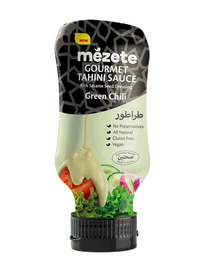 mezete Tahini Sauce Green Chilli 315g  - Image 1