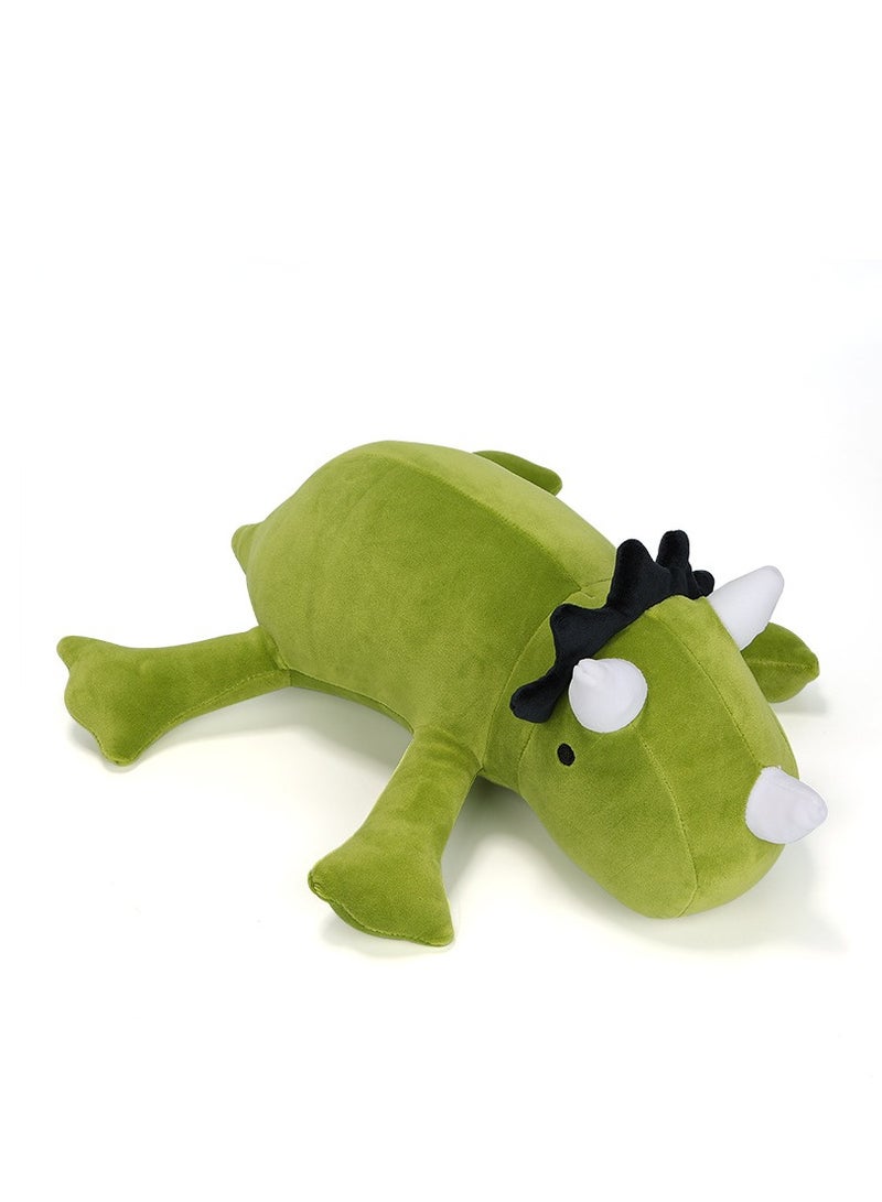 Y&D Dinosaur Weighted Stuffed Animals 16 inch Green Dino Stuffed Plush Animal Throw Pillows  Kawaii Plushies Hugging Toy Gifts for Kids - Image 1