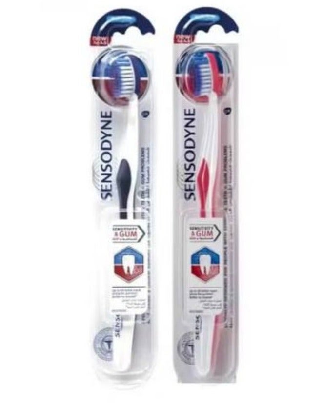 Sensodyne Soft Toothbrush Sensitivity&Gum Toothbrush (2 Pc) Multi color (Packaging may vary) - Image 4
