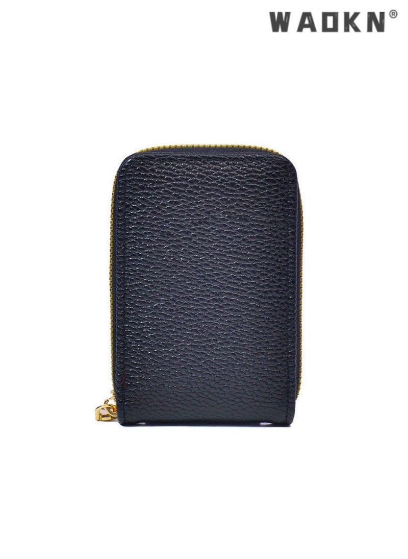 WAOKN Women's new stylish multi-functional card slot clutch bag, integrating card pouch, card holder, and coin purse, for an elegant and convenient carrying experience（black） - Image 3