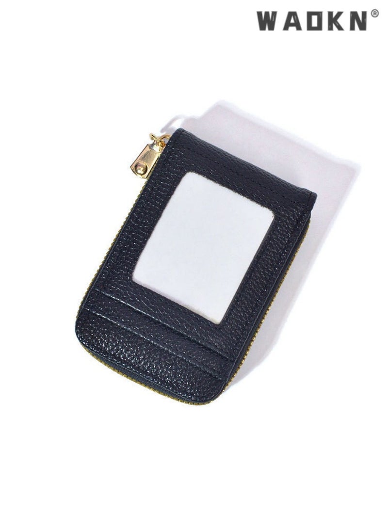 WAOKN Women's new stylish multi-functional card slot clutch bag, integrating card pouch, card holder, and coin purse, for an elegant and convenient carrying experience（black） - Image 4