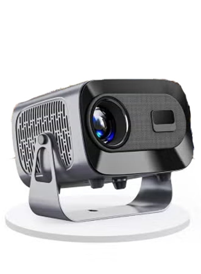 Premium Mini Smart Projector with Android 11.0 – Supports 4K Input, 15000 Lumens, Electric Focus, WiFi 6, Bluetooth 5.0, 360° Angle Adjustment – Home Theater Portable Projector*