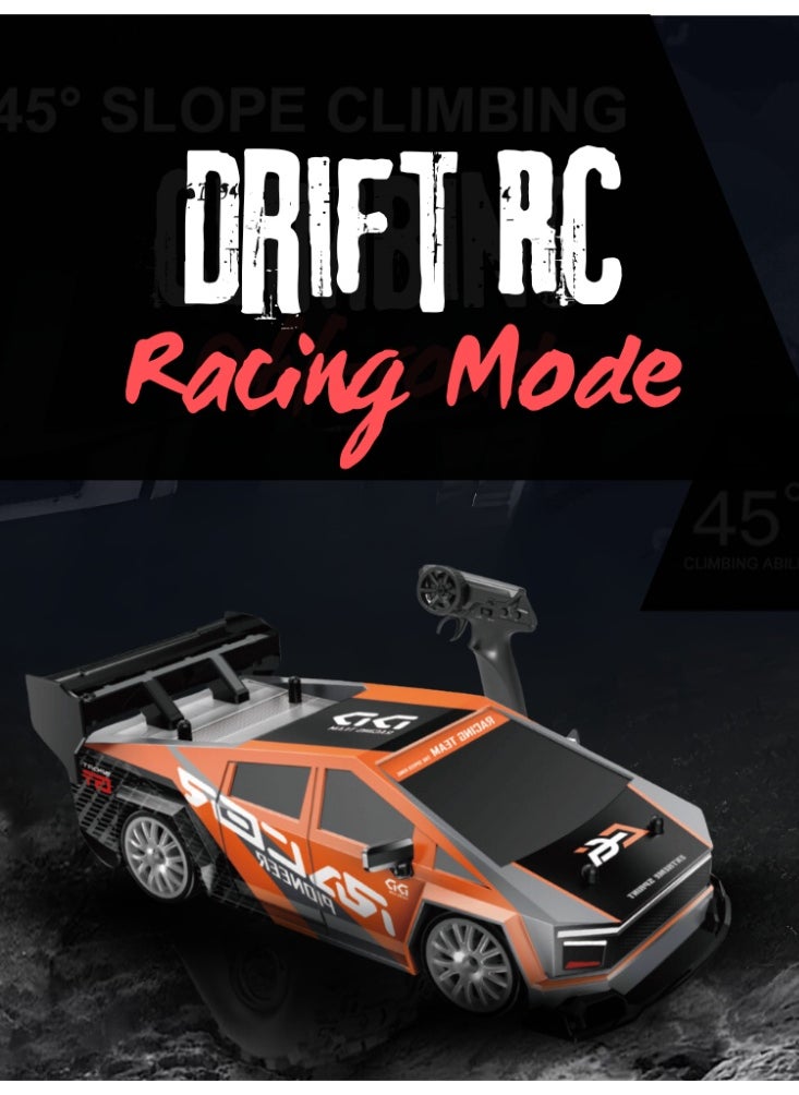 Generic 1:24 Scale RC Drift Car, 30KM/H 4WD 2.4GHz Remote Control Cars with LED Light, Racing and 4 Drifting Wheels,  High Speed RC Racing Cars Toy Gift for Boys, Girls, Kids  - Image 5