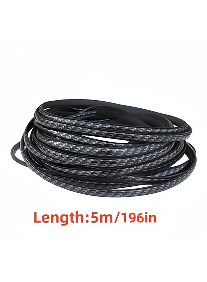 Universal Fit Car Door Edge Guard Scratch Protector Bumper Trim in Black - Image 3