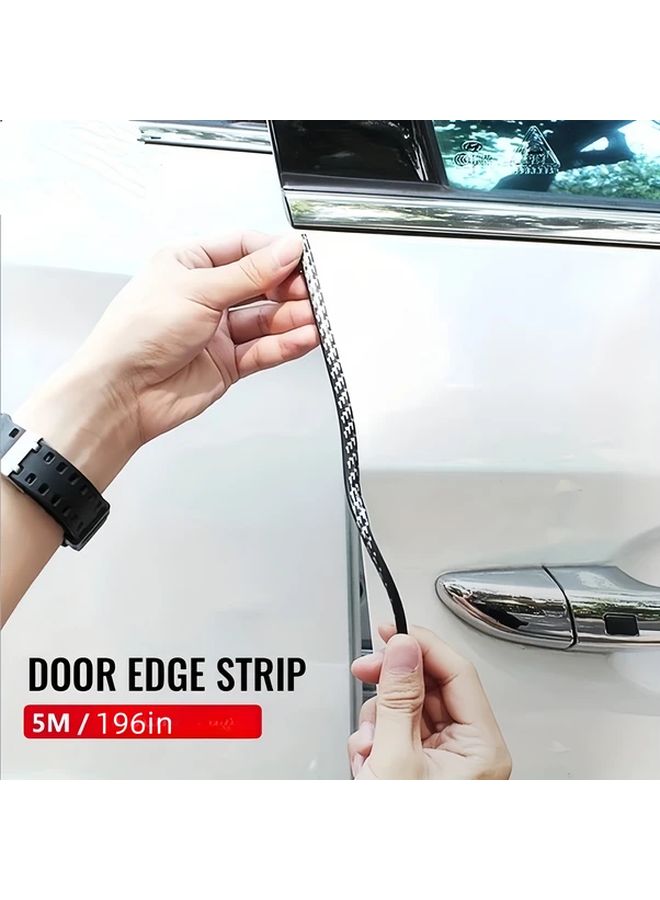 Universal Fit Car Door Edge Guard Scratch Protector Bumper Trim in Black - Image 4