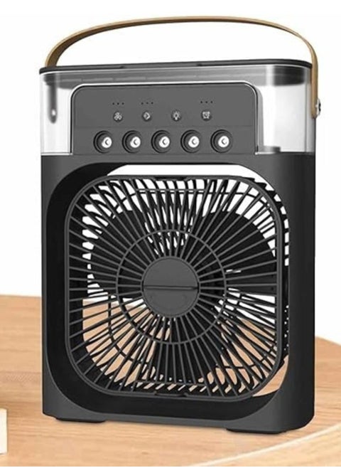 Portable Fan With Spray Cooling, Suitable For Home, Dormitory, Office, Desktop, Humidification And USB Charging Multi-Functional Silent Fan - 1pc