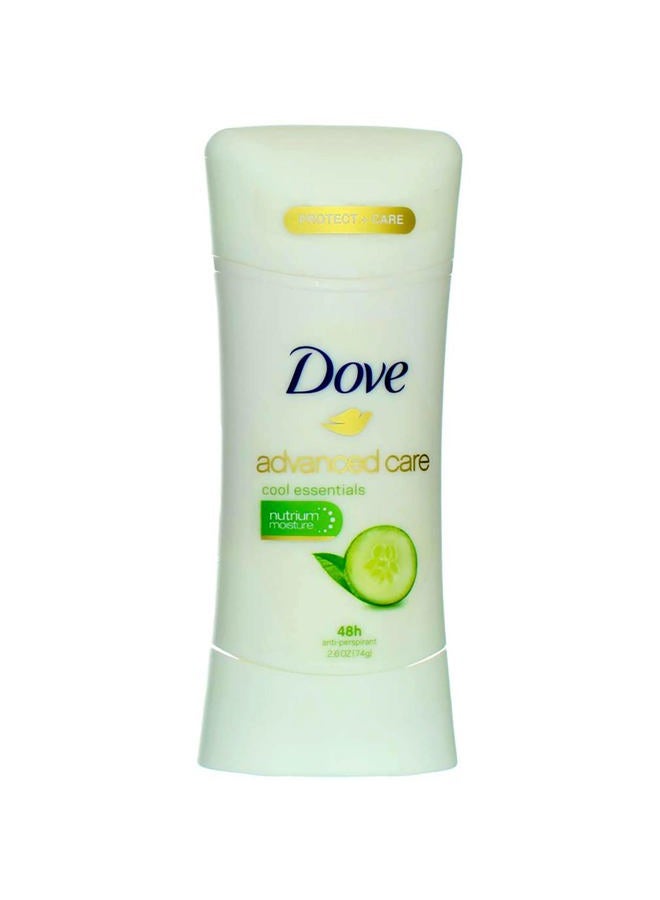 Dove مزيل العرق 2.6 أونصة رعاية متقدمة مضاد للتعرق أساسي بارد (76 مل) (6 عبوات) - Image 2