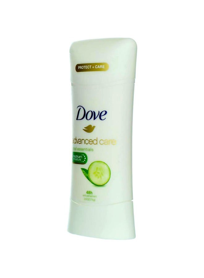 Dove مزيل العرق 2.6 أونصة رعاية متقدمة مضاد للتعرق أساسي بارد (76 مل) (6 عبوات) - Image 4