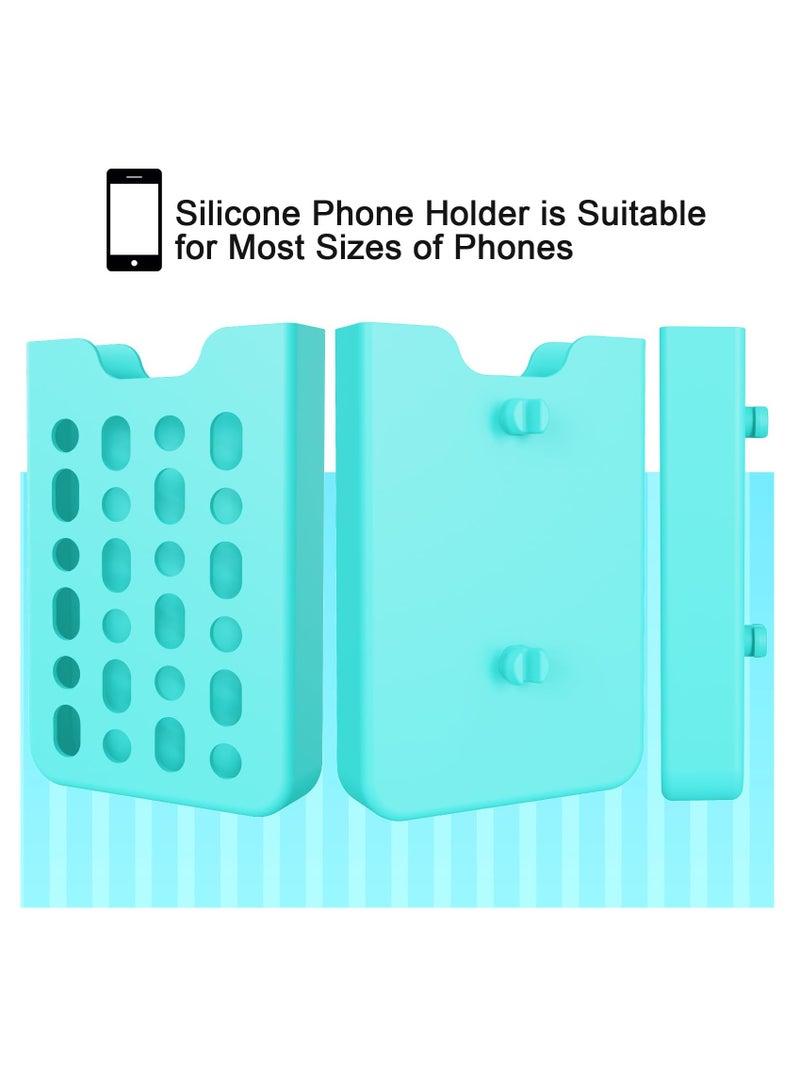 KASTWAVE Phone Holder Fit for Bogg Bag, Universal Lightweight Durable Insert Case, Phone Case Holder Accessories, Soft Silicone Phone Accessories Compatible with Tote Bag ( Blue)  - Image 3