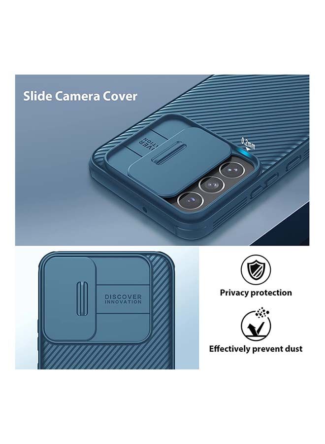 Nillkin Galaxy S22 Plus Case with Camera Cover, CamShield Pro Case with Slide Camera Protection, Slim Fit Thin Shockproof Cover for Samsung Galaxy S22+ Blue - Image 2