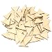 yueton 100PCS 30mm12inch Triangle Unfinished Blank Wood Pieces for DIY Crafts Home Decoration Board Games Early Childhood Education - Image 2