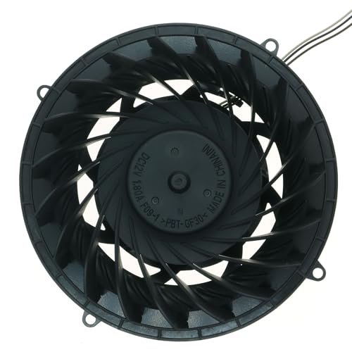 TRADOCK Replacement Internal Cooling Fan for PS5 Pro, 19 Blades Quiet Cooler Fan Compatible with Sony PlayStation 5 PRO PS5 Pro CFI-7000 CFI-7019 CFI-7021 CFI-7022 Series, DC12V 3-Pin PVB120M12H-P01-AE - Image 3
