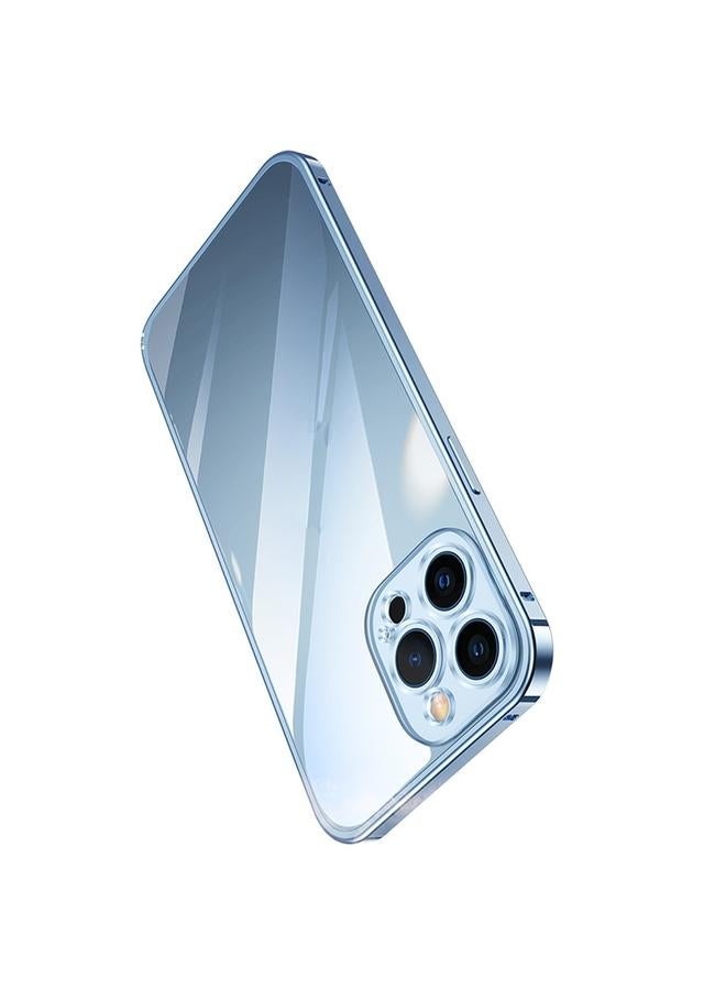 اس-توب جراب لهاتف iPhone 14 Plus بإطار معدني عالي الدقة وشفاف - Image 3