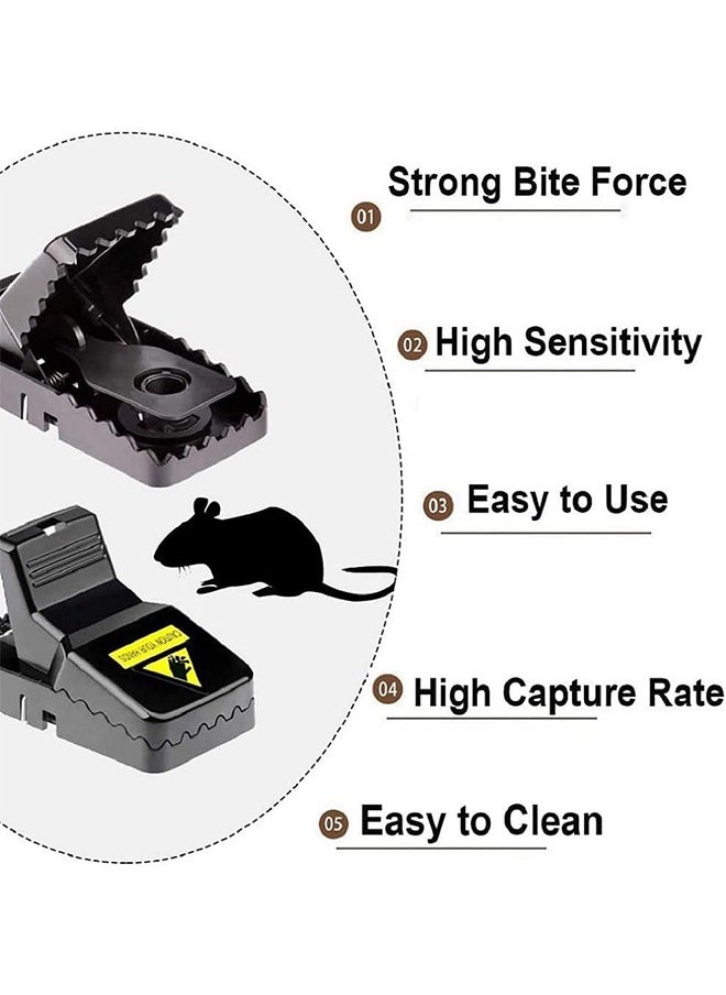 6-Piece Mouse Traps, Mice Traps for House, Household Mouse Trap, Indoor Quick And Effective For Home And Pet Safety