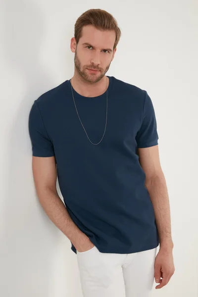 بوراتي Cotton Crew Neck Basic T Shirt Men's T Shirt 5902387