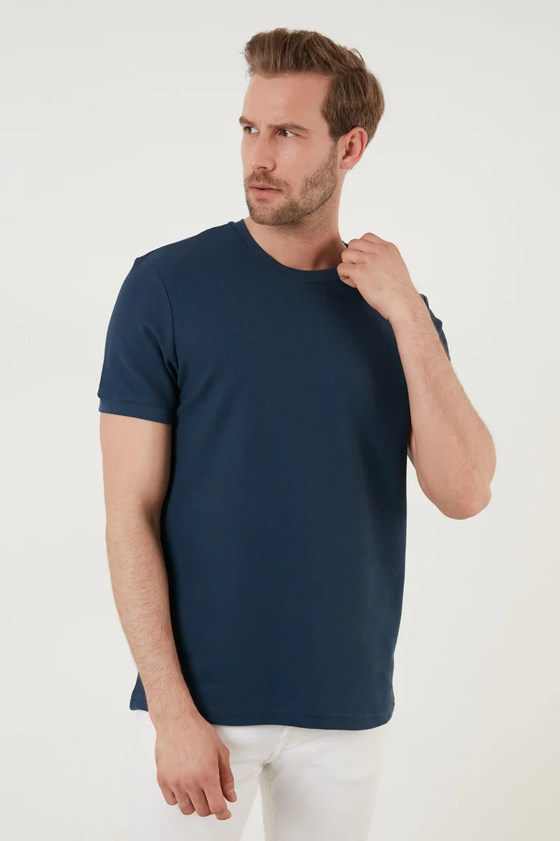 بوراتي Cotton Crew Neck Basic T Shirt Men's T Shirt 5902387