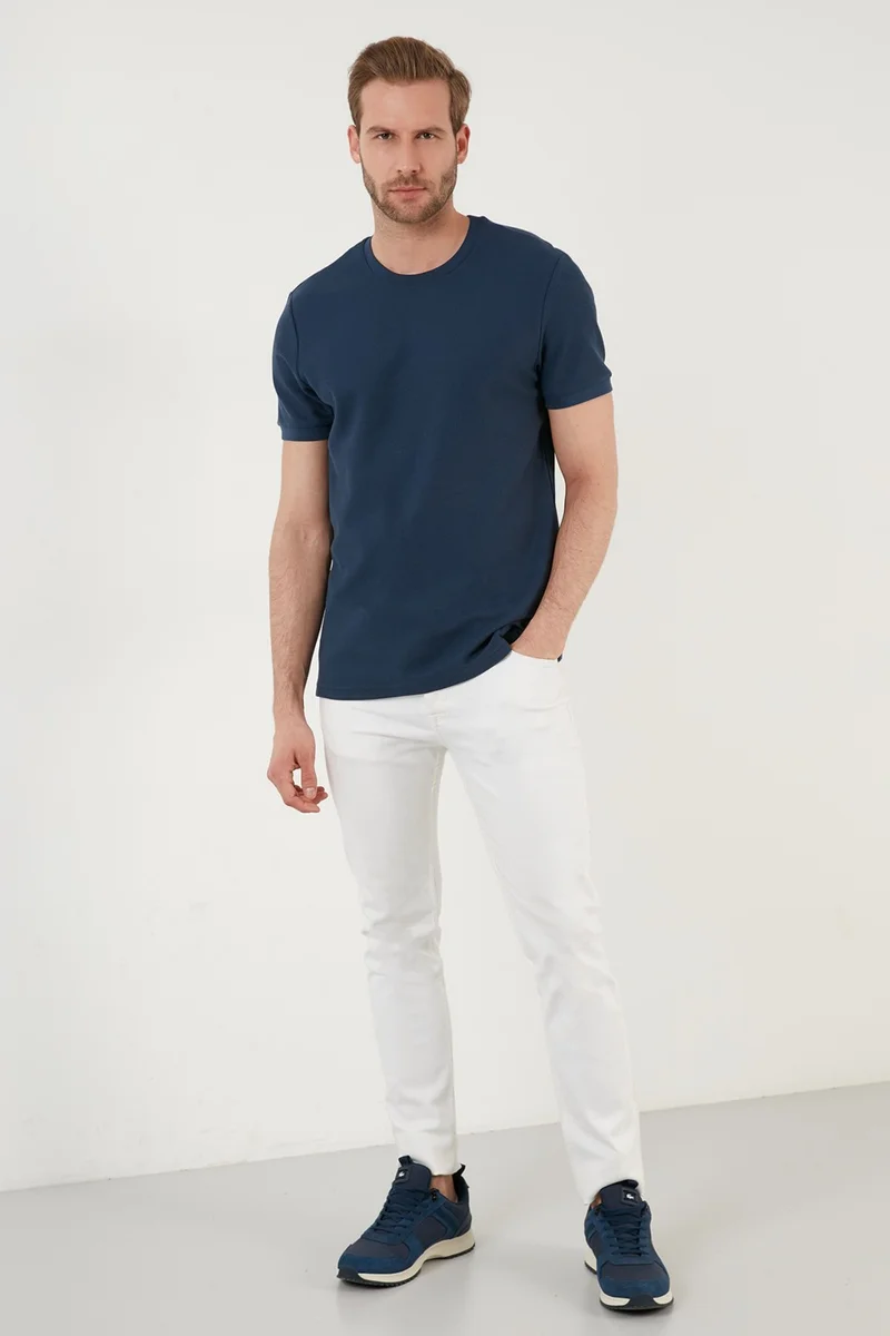 بوراتي Cotton Crew Neck Basic T Shirt Men's T Shirt 5902387
