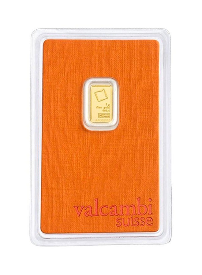 FK Jewellers Valcambi Suisse 1g Pure 999.9 Fine Gold Bar 24KT - 1 Gram  - Image 3