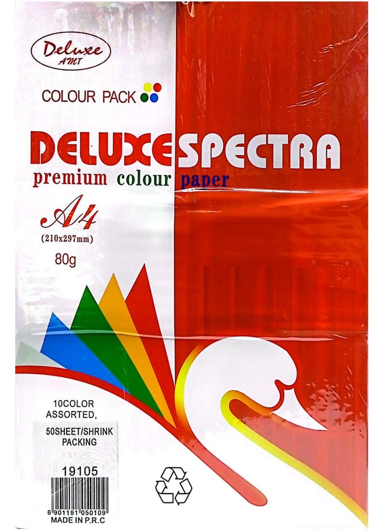 SINAR SPECTRA - 50-Piece Premium Colour Paper - Image 1