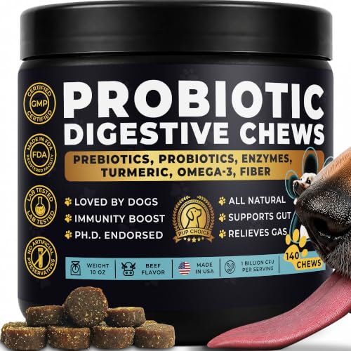 Pup Choice Probiotics for Dogs Digestion Gut Health Firmer Stool - Image 2