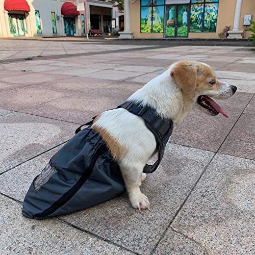 derYEP Dog Drag Bag Durable Indoor for paralyzed Disabled Back Rear Legs Dog Protects Chest and Limbs (XXS)… - Image 4