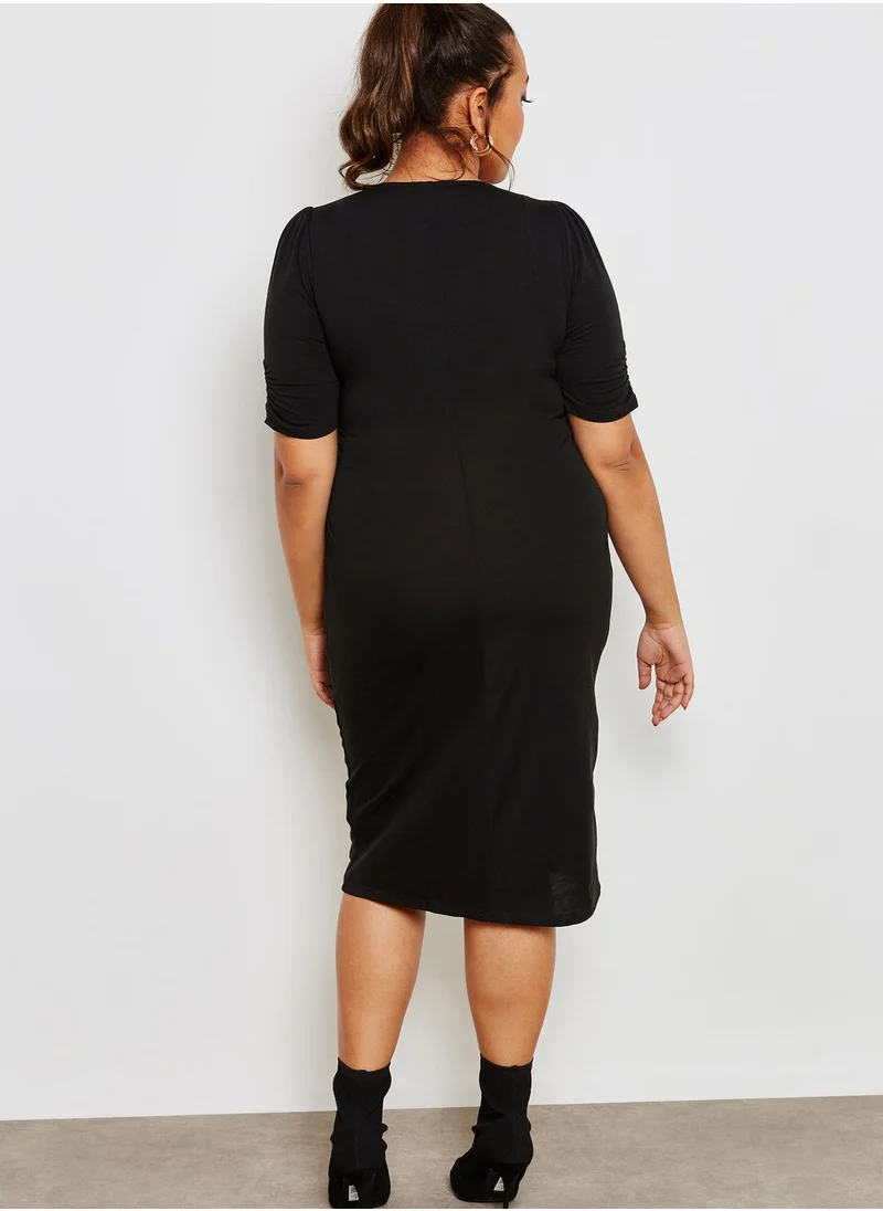 Simply Be Puff Sleeve dress