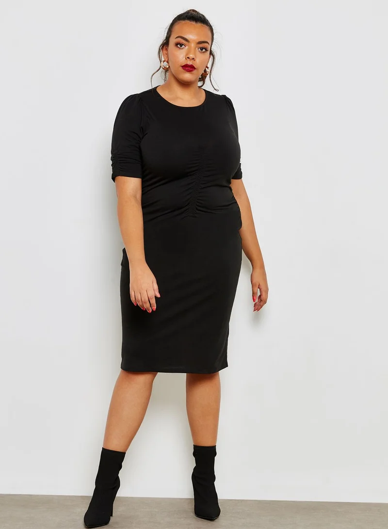 Simply Be Ruched Bodycon Dress