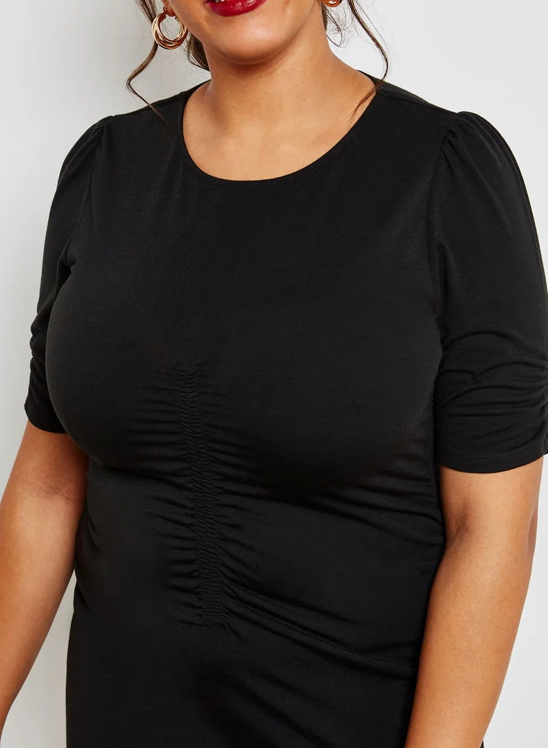 Simply Be Ruched Bodycon Dress