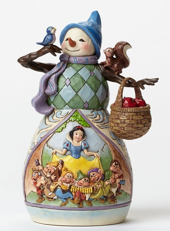 Enesco تقاليد ديزني - عطلات هاي هو (تمثال رجل الثلج سنو وايت) - Image 1