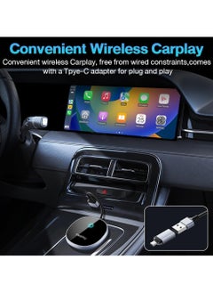 GUDOO Wireless CarPlay Adapter for Apple iPhone Convert Wired to Wireless CarPlay Plug Play Carplay Box is for Android Auto Car Machine Interconnection Car Universal Box for IOS 10+, 2015+ Models  - Image 3