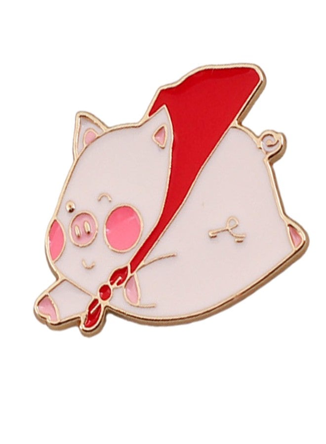 YZYDF Animal Pin Alloy Brooch Multifuntional Accessory Cartoon Flying Pigs Pin Animal Brooch Present for Fashion Enthusiasts - Image 1