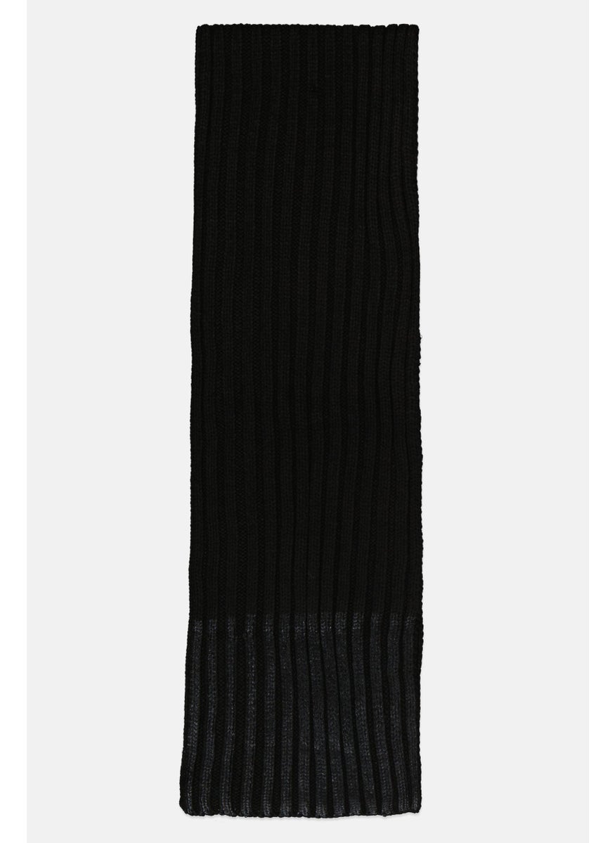 Body Glove Women Brand Logo Scarf 163 L x 24 H cm, Black  - Image 2